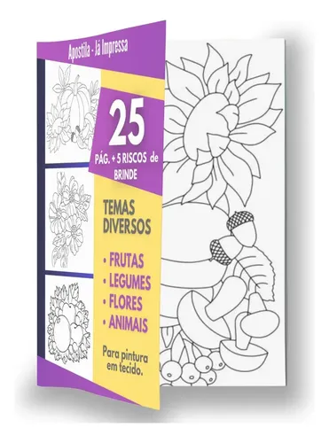 riscos para pintura em tecido abstratos