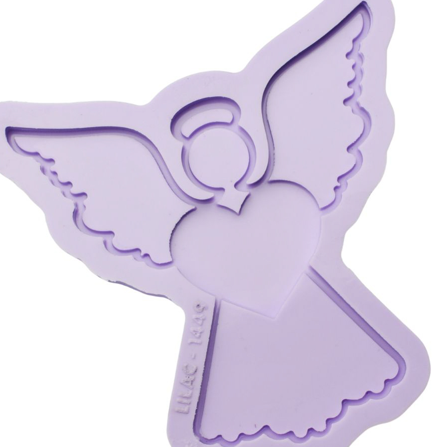 Molde de anjo de natal com molde de corpo cônico