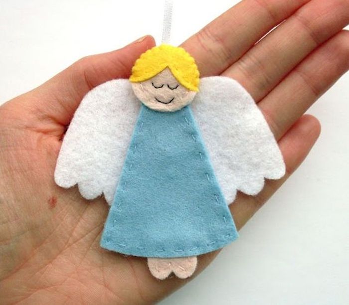 Molde de anjo de natal com molde de auréola