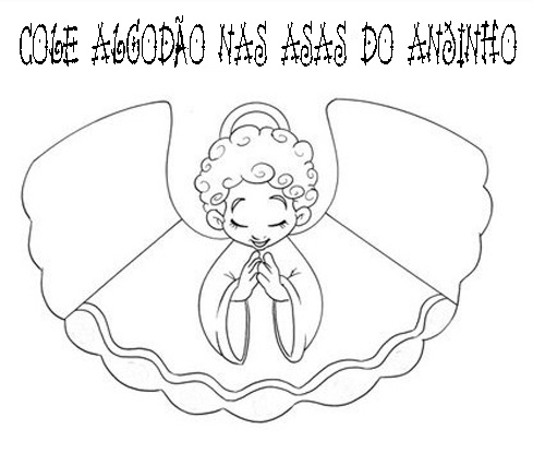 Molde de anjo de natal para resina