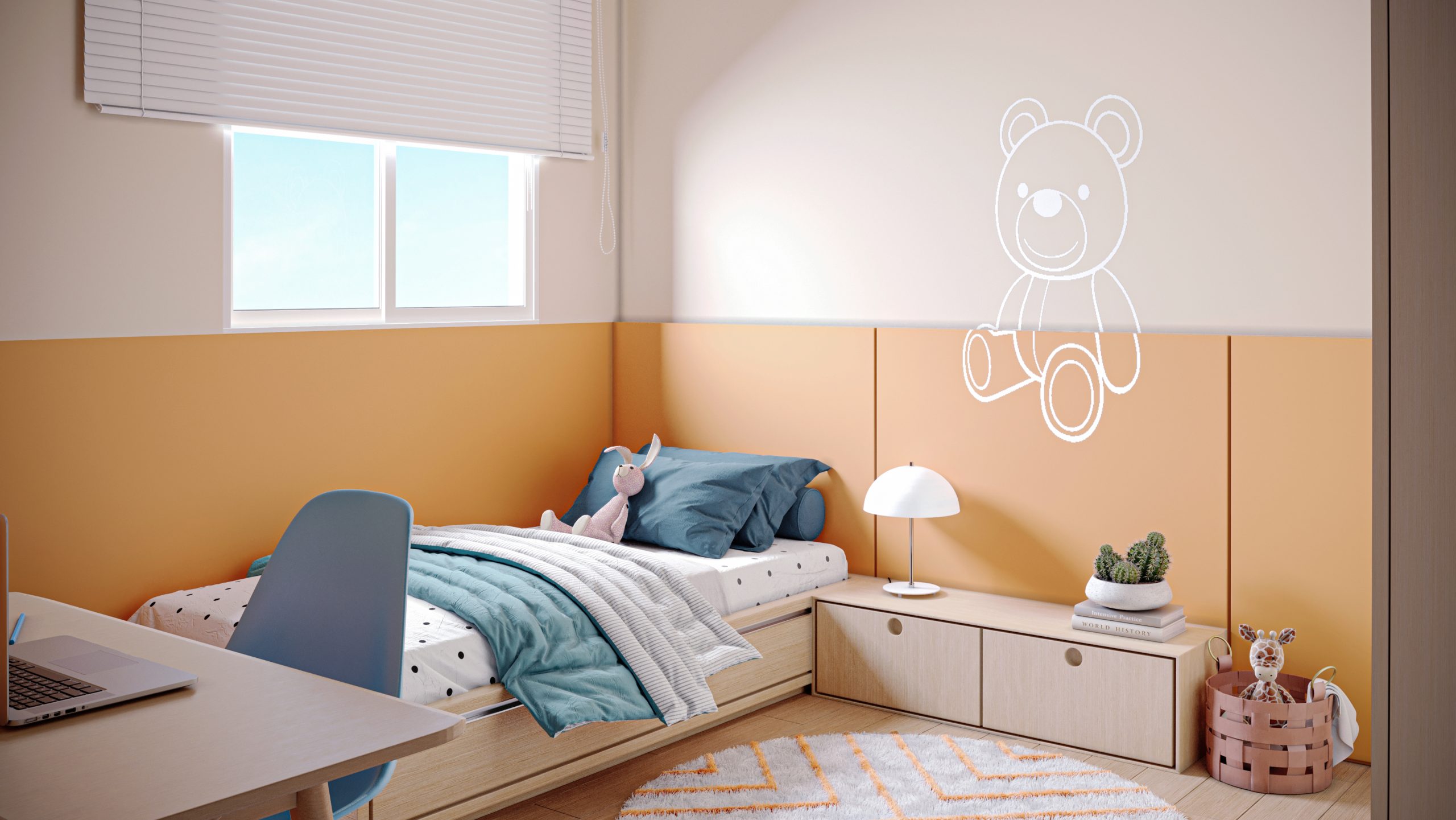 inspiração quarto arrumado desenho