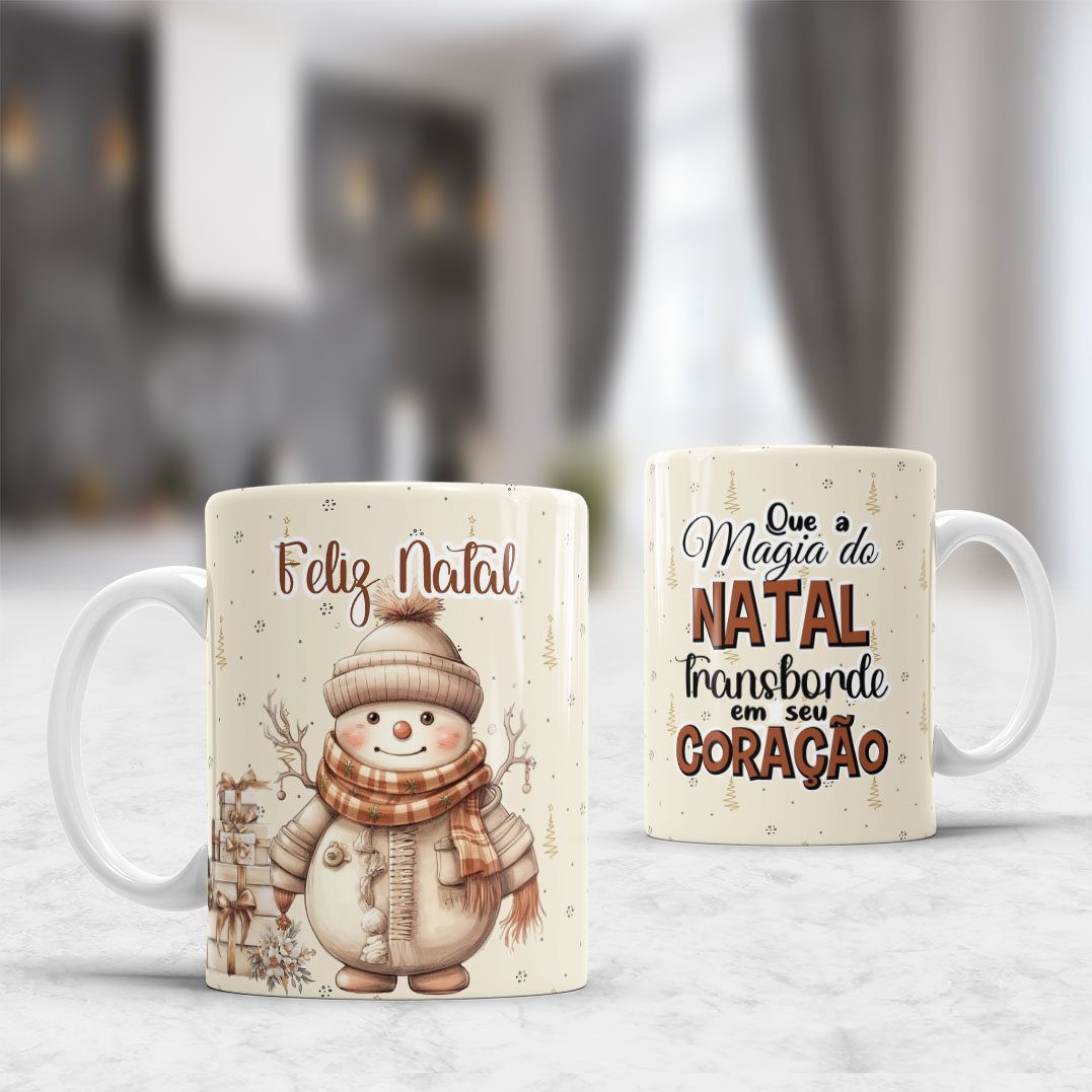 ideias arte caneca natal