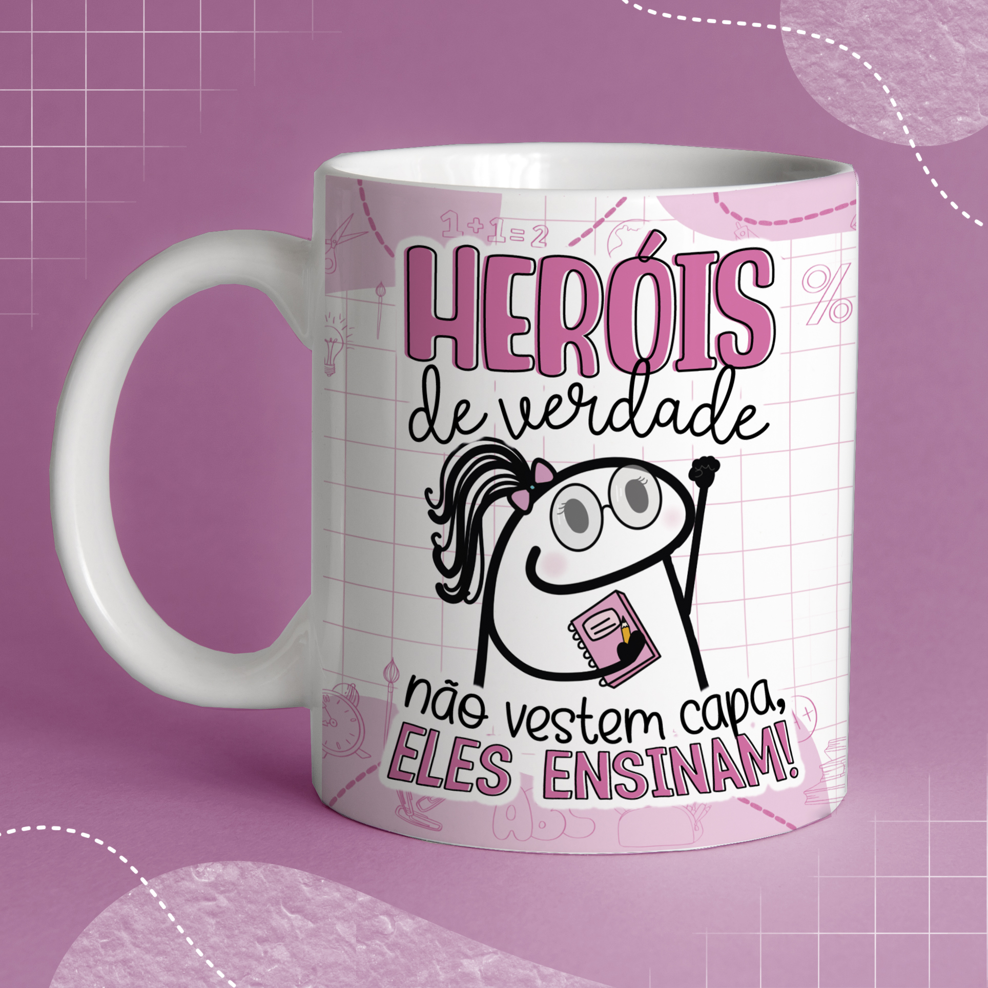 Caneca vintage para professor