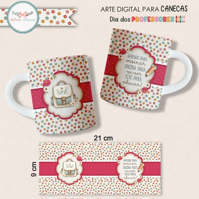 Caneca para professora de português