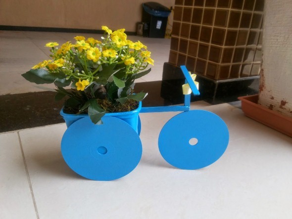 decoração com materiais reciclados