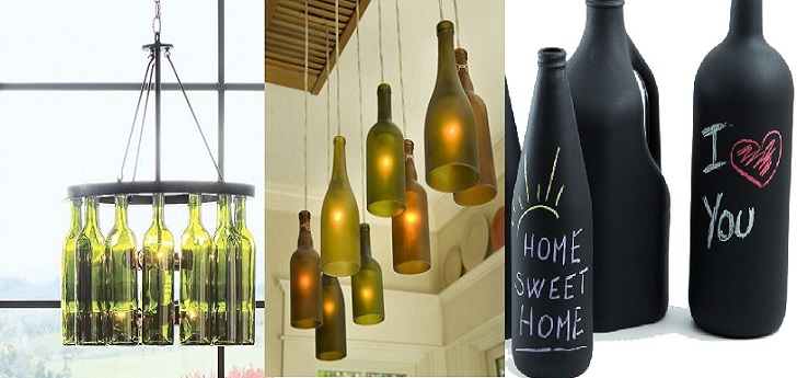 ideias de decoração com garrafão de vinho 5 litros