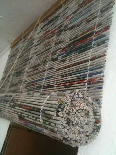 Inspirações de painéis e mandalas com jornal