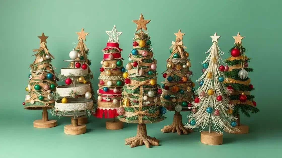 ideias de arvore de natal artesanal para inspirar sua decoração
