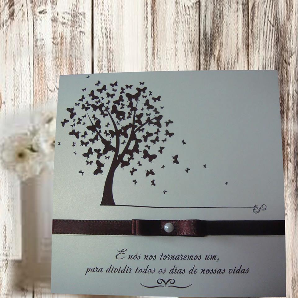 DIY: Crie Seu Próprio Convite de Casamento com Tema Árvore no Canva