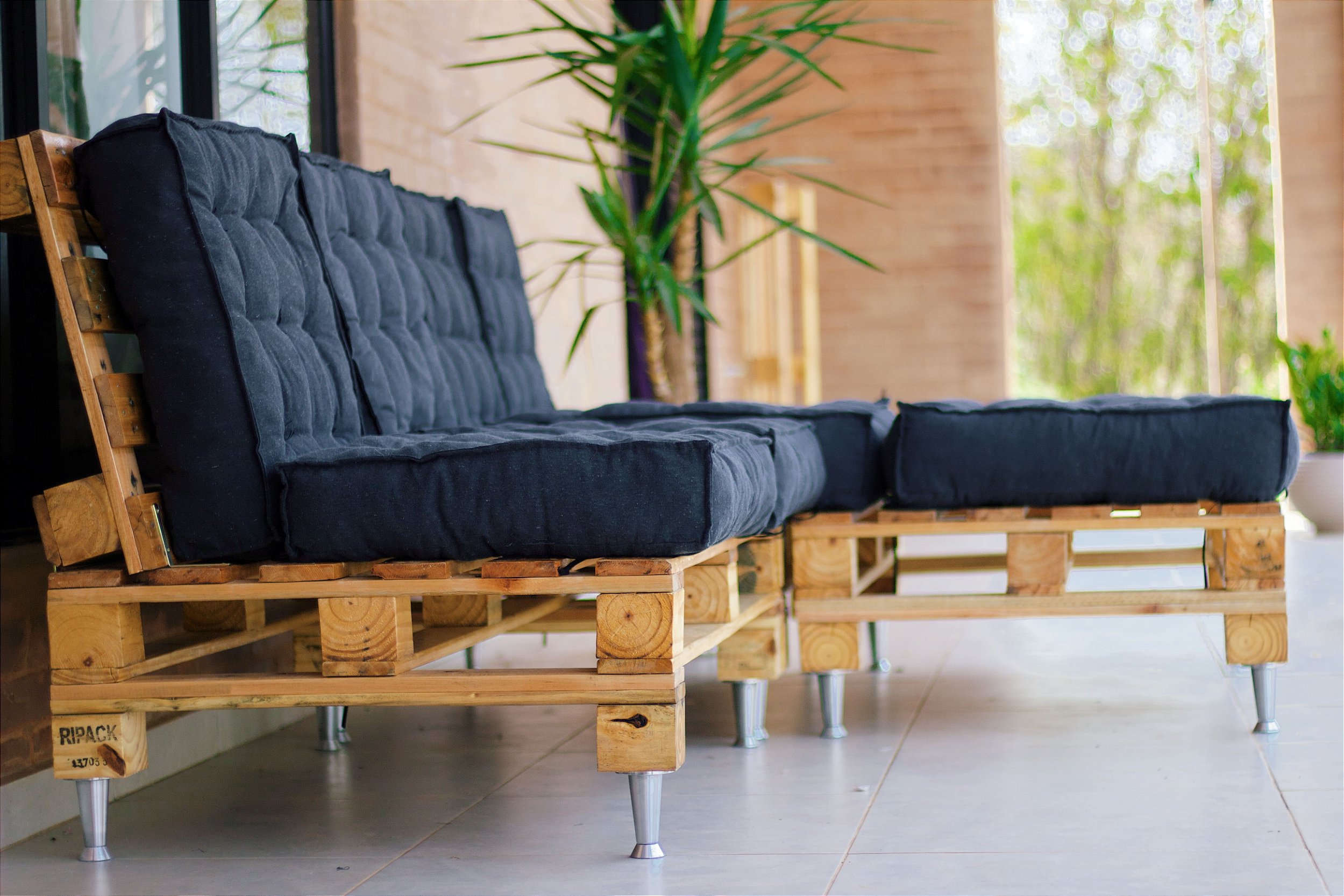 ideias assento sofa pallet criativo