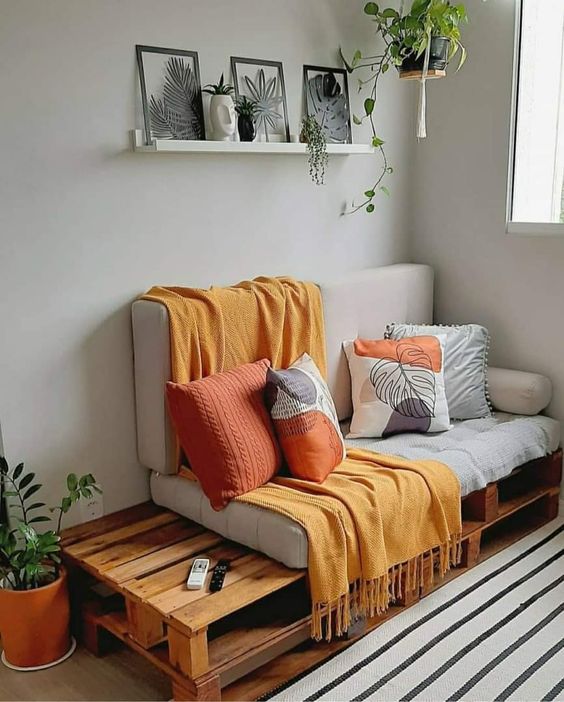 assento impermeavel pallet 120x80cm area externa