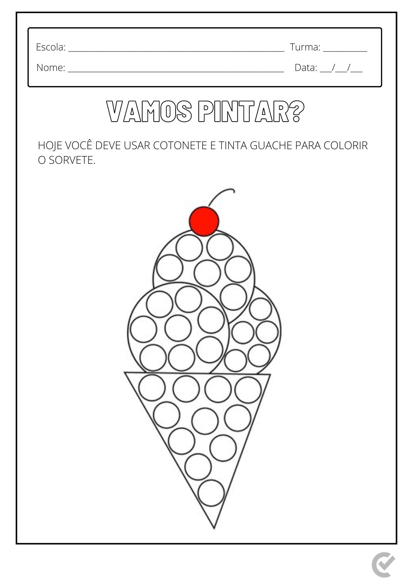 como usar tinta guache com crianças pequenas