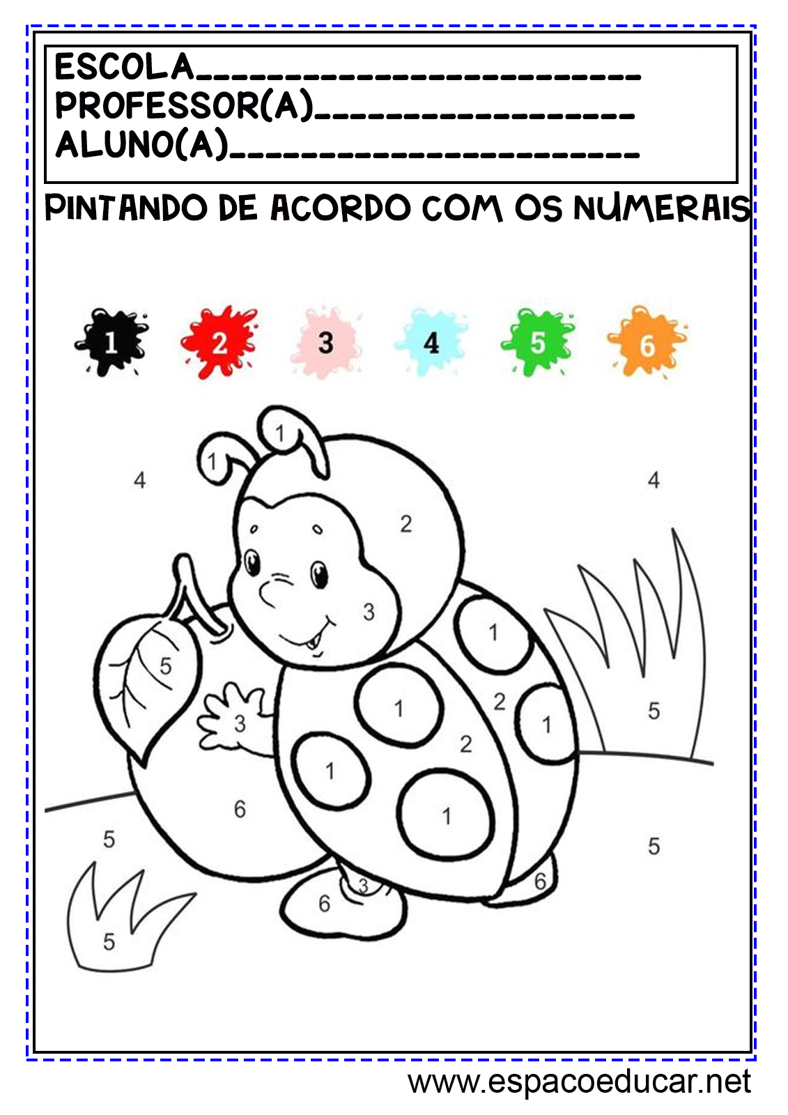pintura educativa para 4 anos
