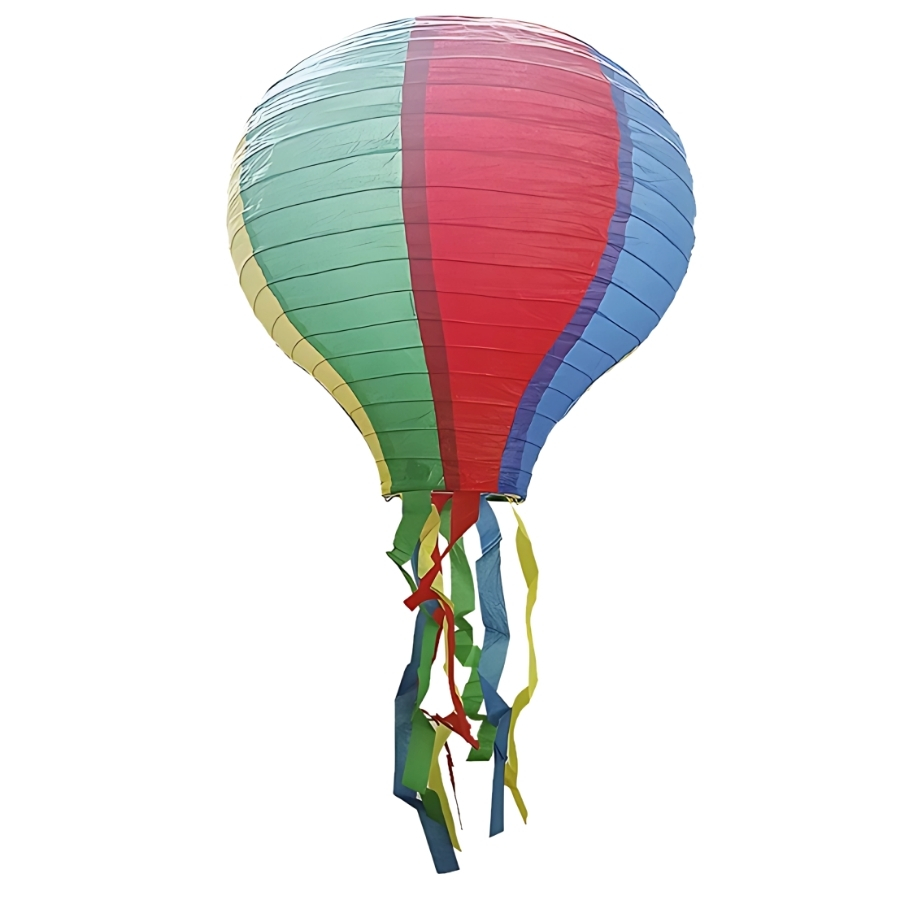 molde de balão junino simples para imprimir