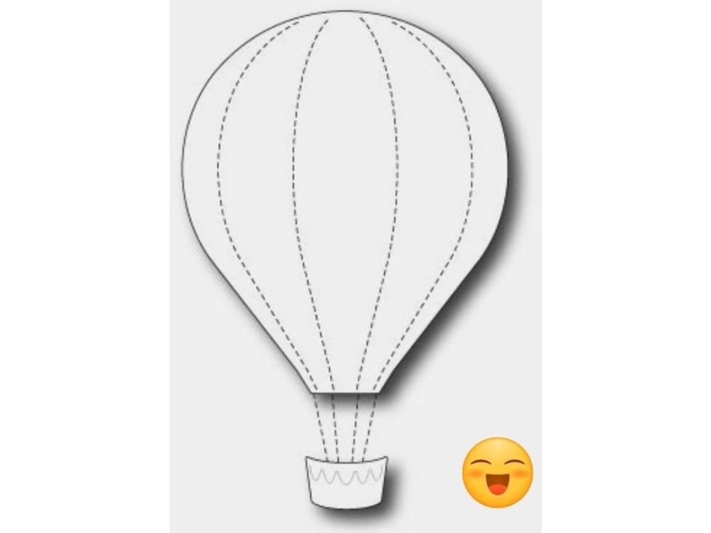 balão vetorial para imprimir
