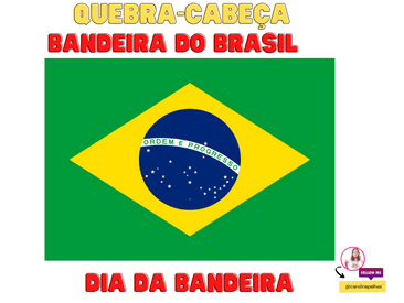 bandeira do brasil para pintar