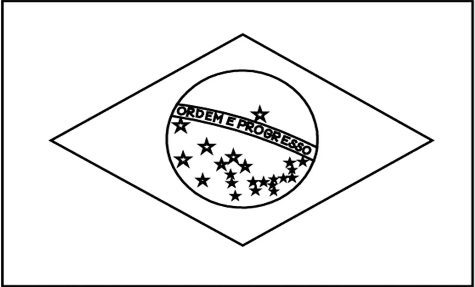 bandeira do Brasil para colorir vs bandeira oficial