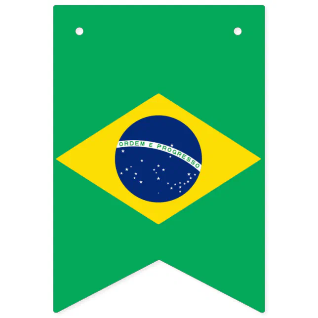 bandeirinha do Brasil em feltro