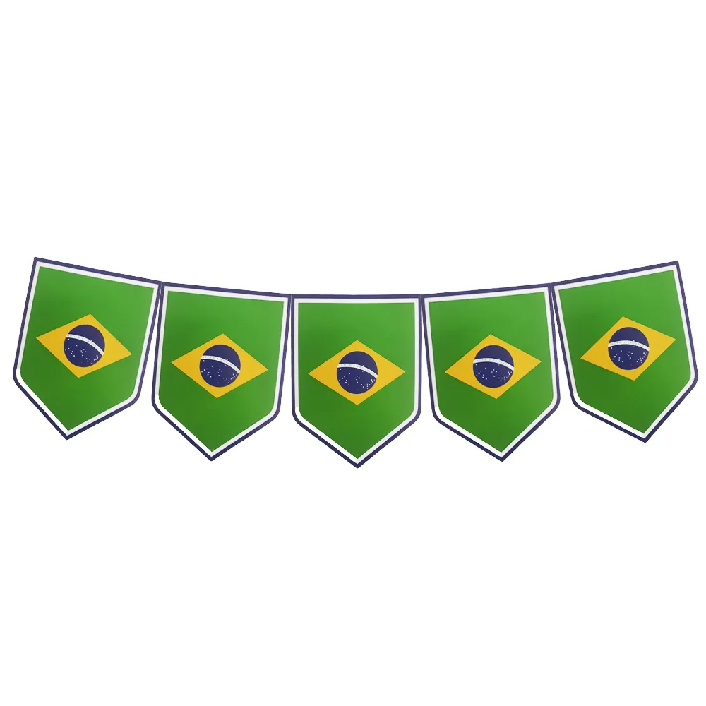 bandeirinha do Brasil em tecido