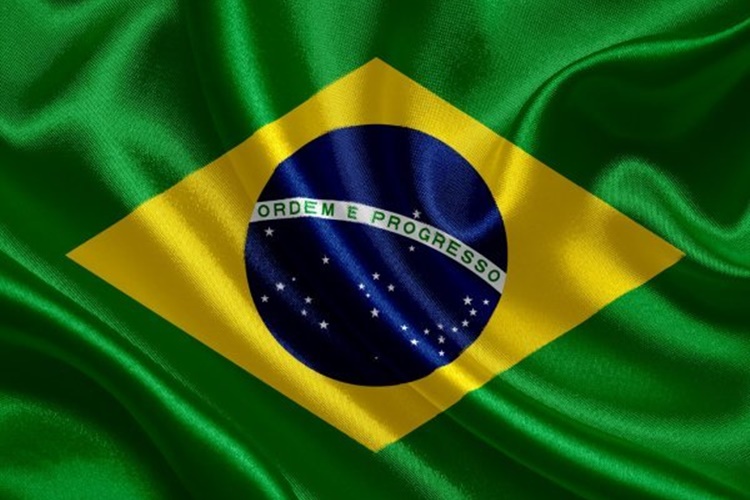 desenho de bandeirinha do Brasil