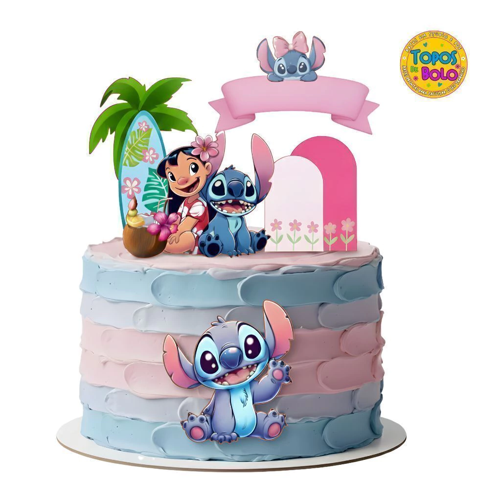 Bolo Stitch e Lilo Chantininho