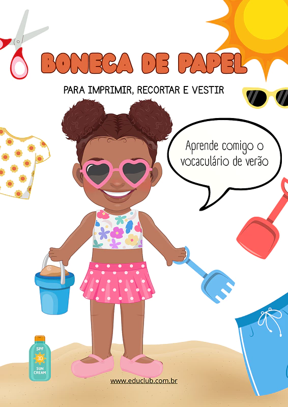 bonecas de papel estilo anime para imprimir