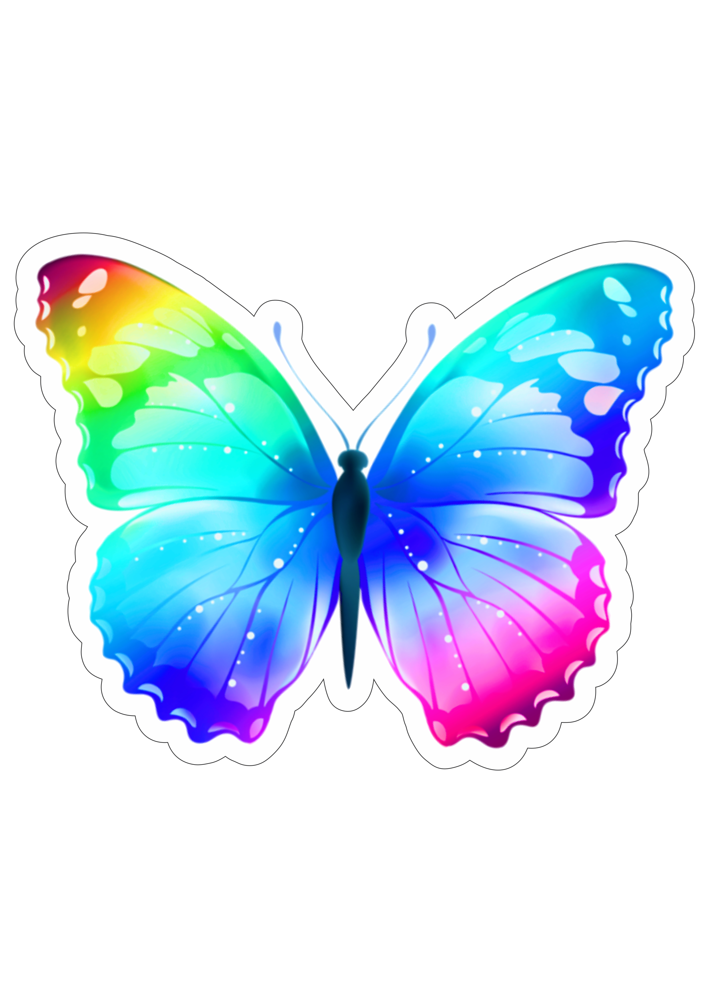desenho de borboleta para imprimir