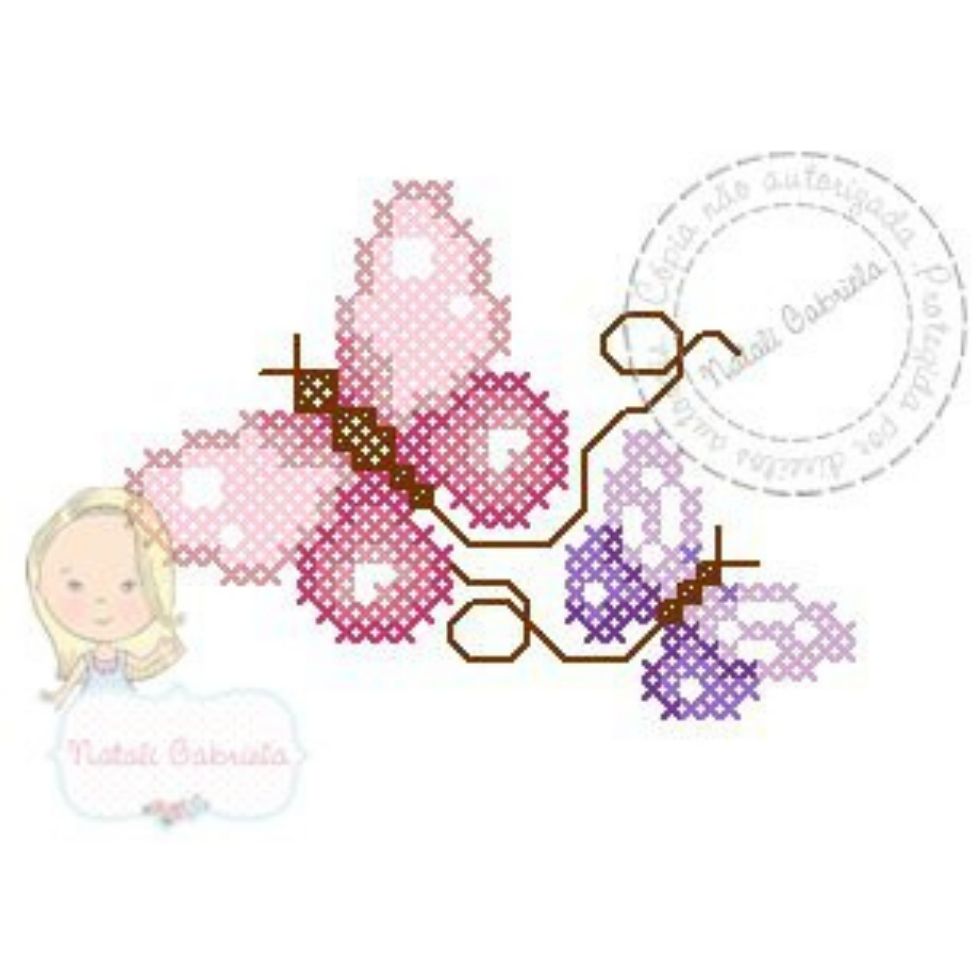 ponto cruz infantil personagens