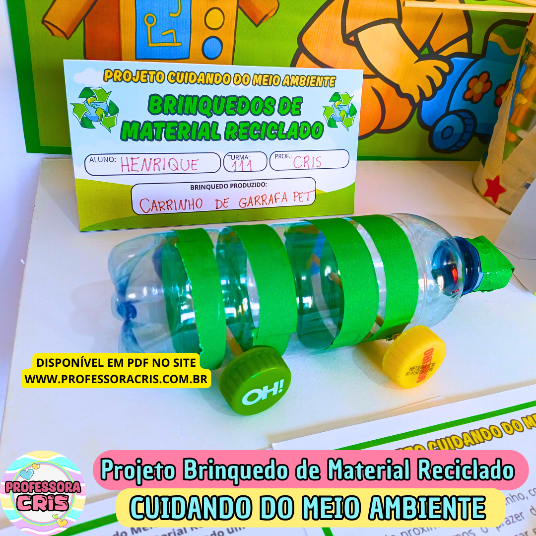 brinquedos reciclados para bebês