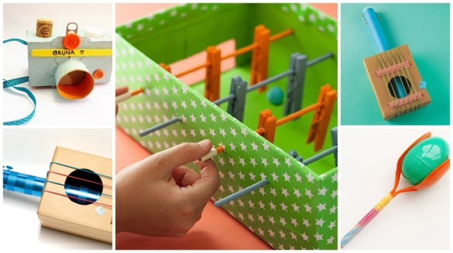 brinquedos de sucata fáceis de fazer