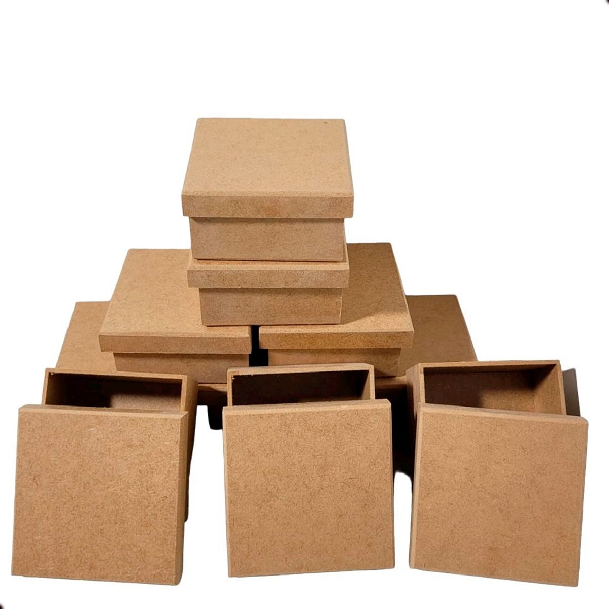 Comparativo de Preços: Caixas de MDF para Casamento (Cru vs. Personalizada)