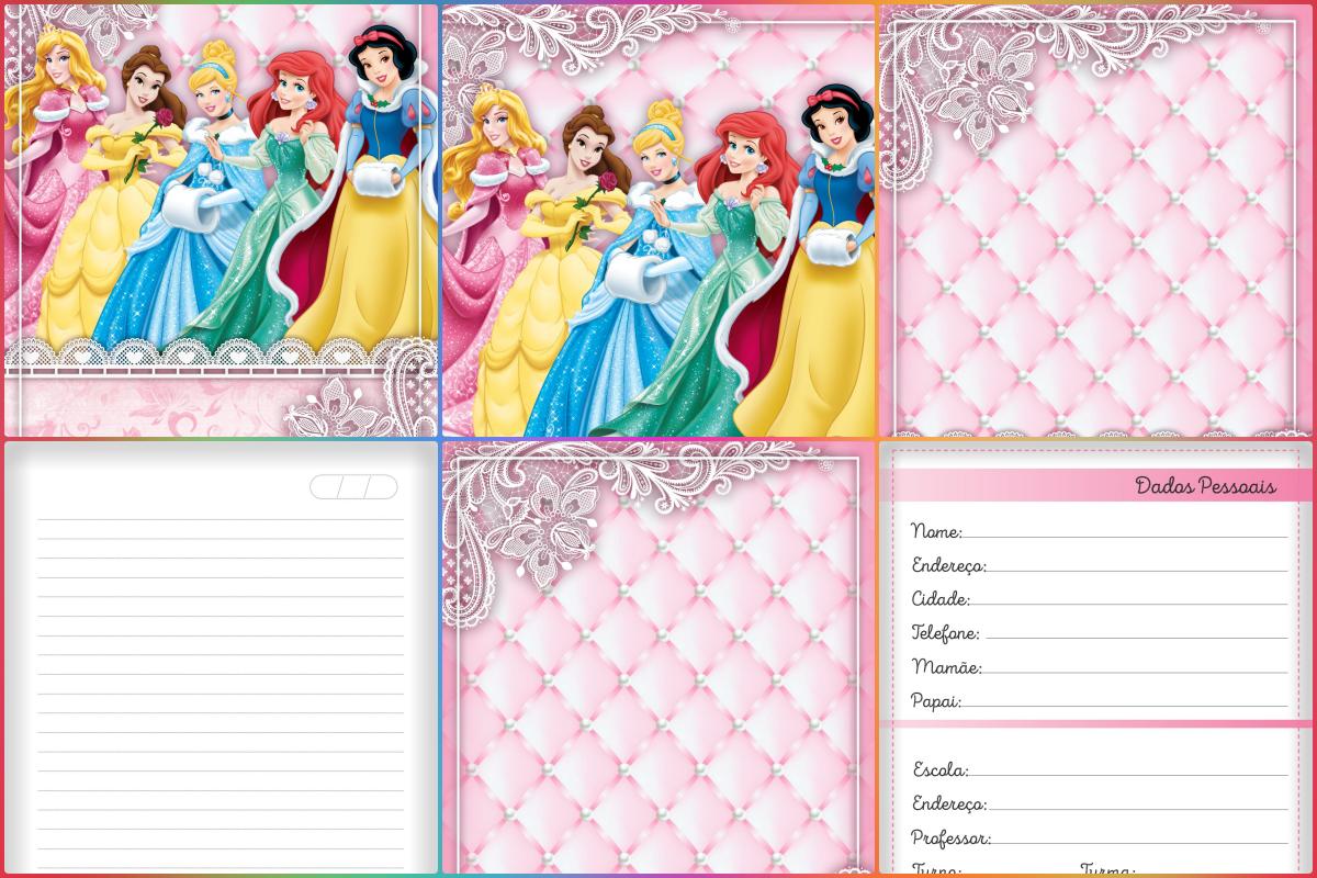 capa de caderno com laminação