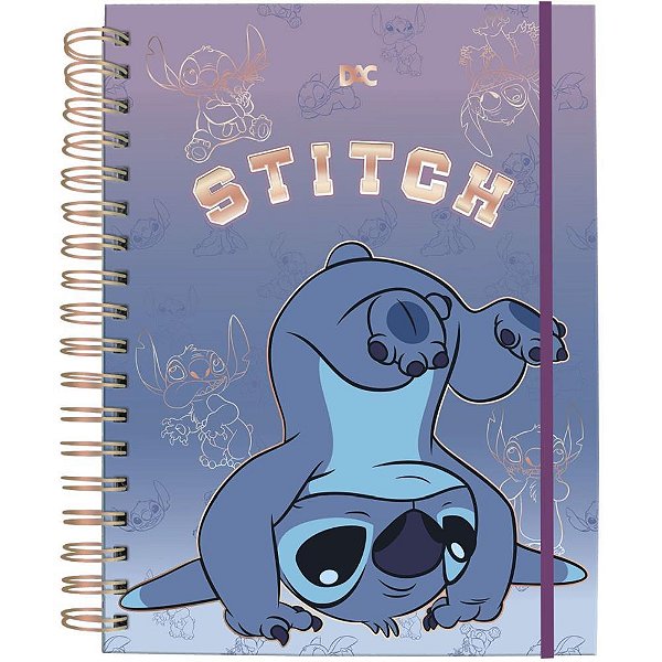 capa de caderno personalizada stitch à prova d