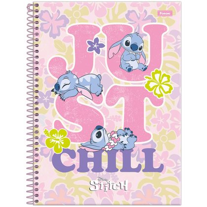 capa de caderno personalizada stitch para imprimir grátis