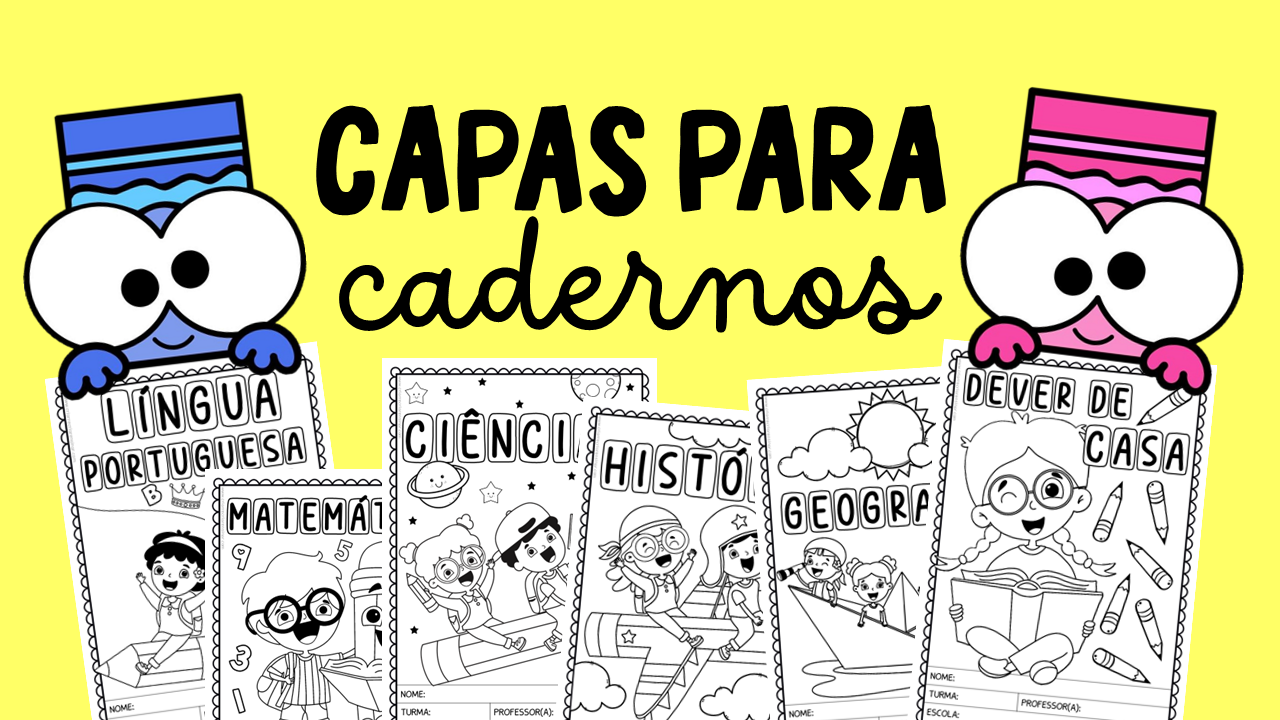 capa de caderno português
