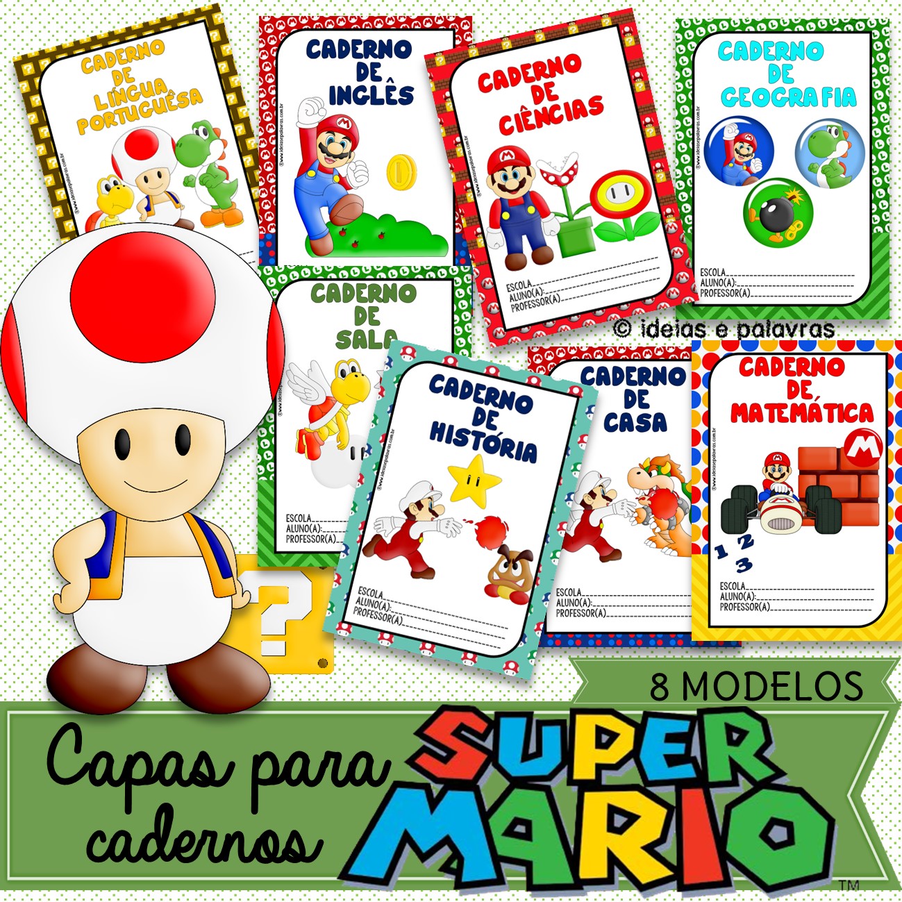 capas de caderno personalizadas para imprimir grátis