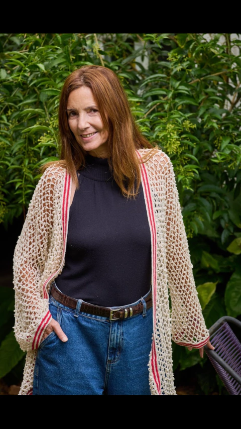 padrão cardigan de crochê