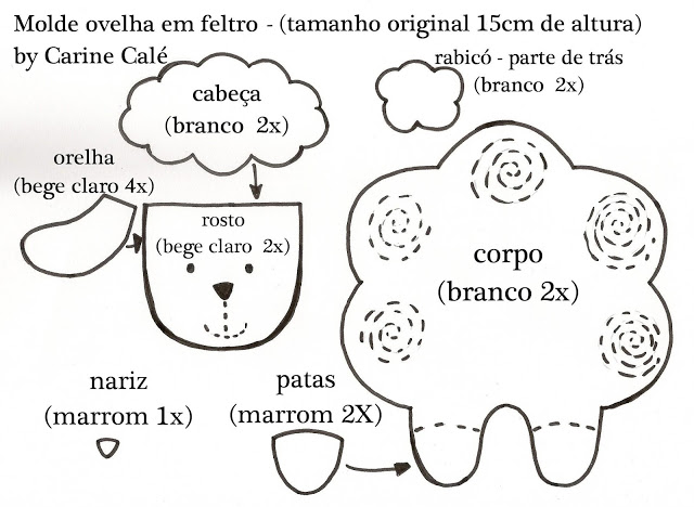 desenho de ovelhinha para imprimir e colorir