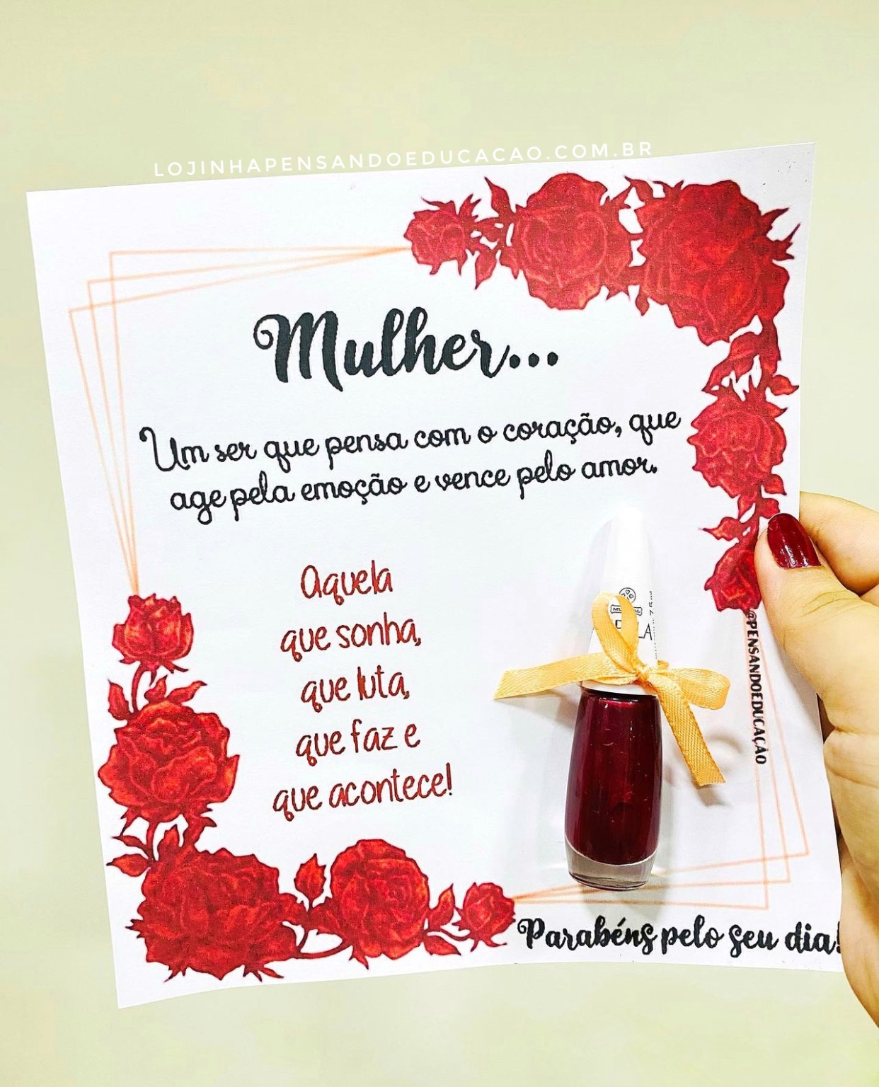 frases curtas dia da mulher