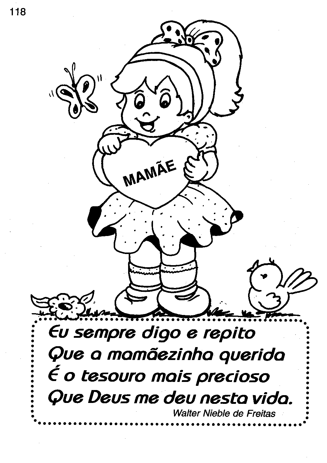 cartão dia das mães para colorir educação infantil grátis
