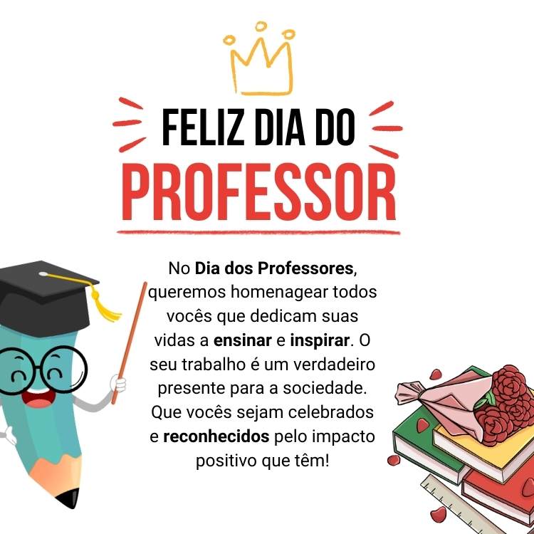 cartão dia do professor feito à mão