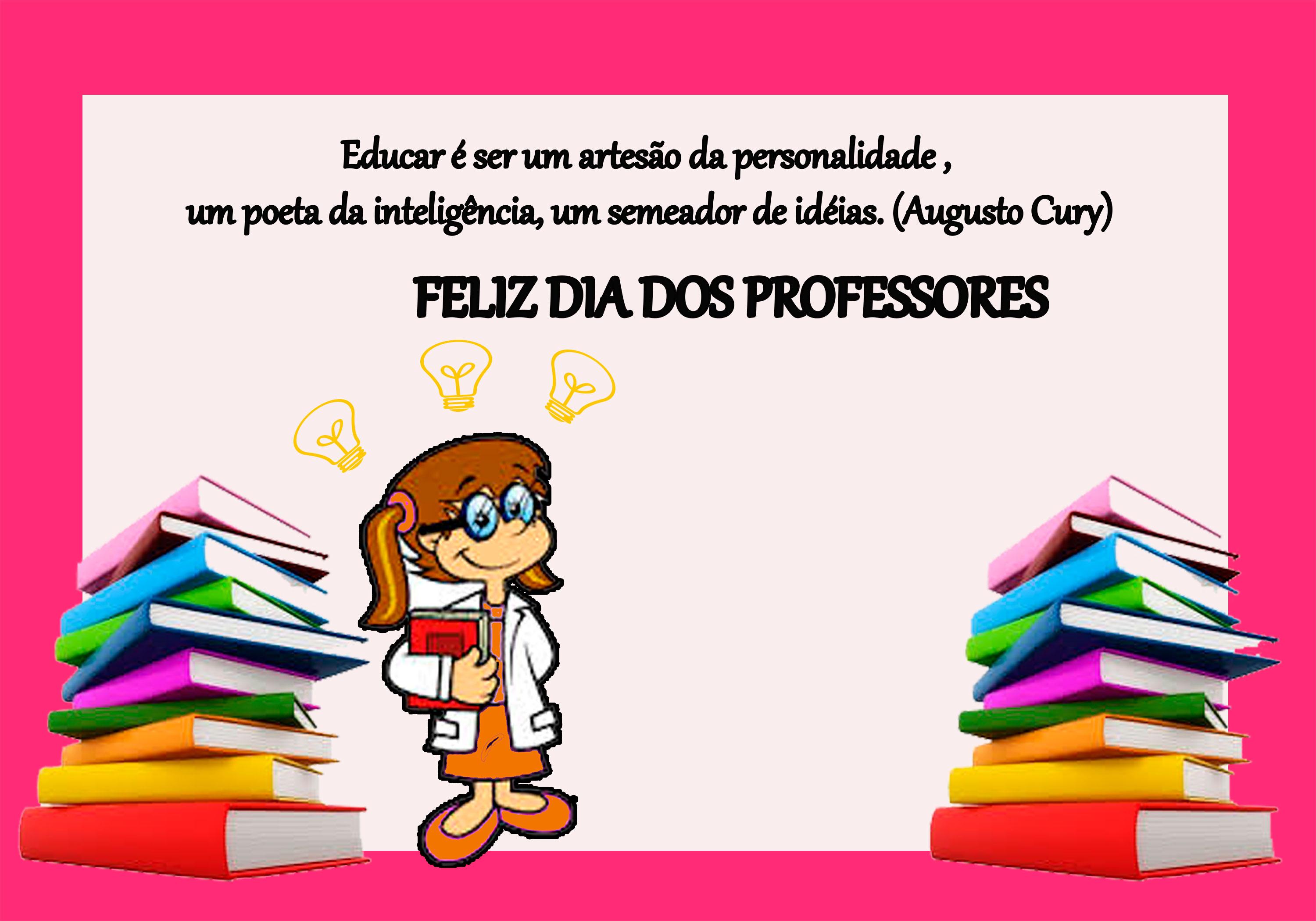 cartão dia dos professores DIY