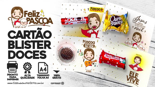 como fazer cartão de páscoa para imprimir