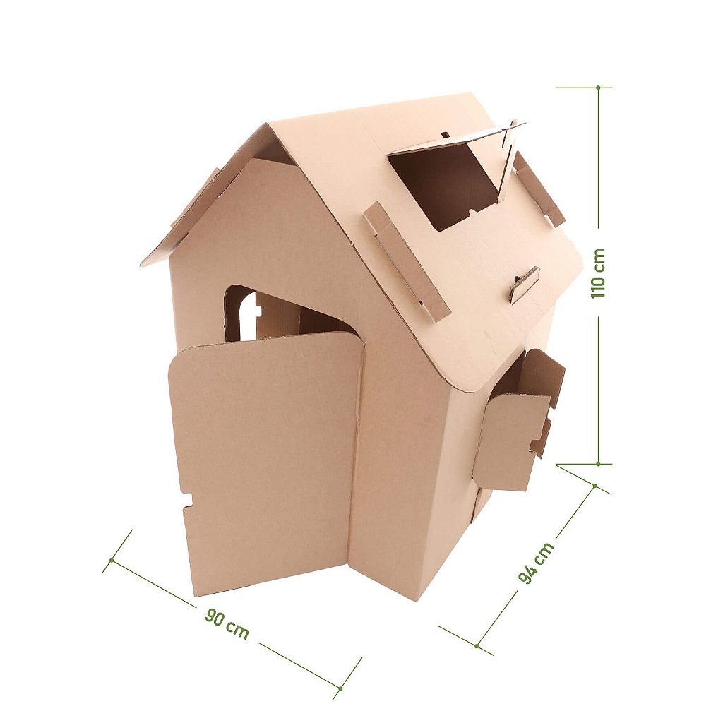 decoração de papelão