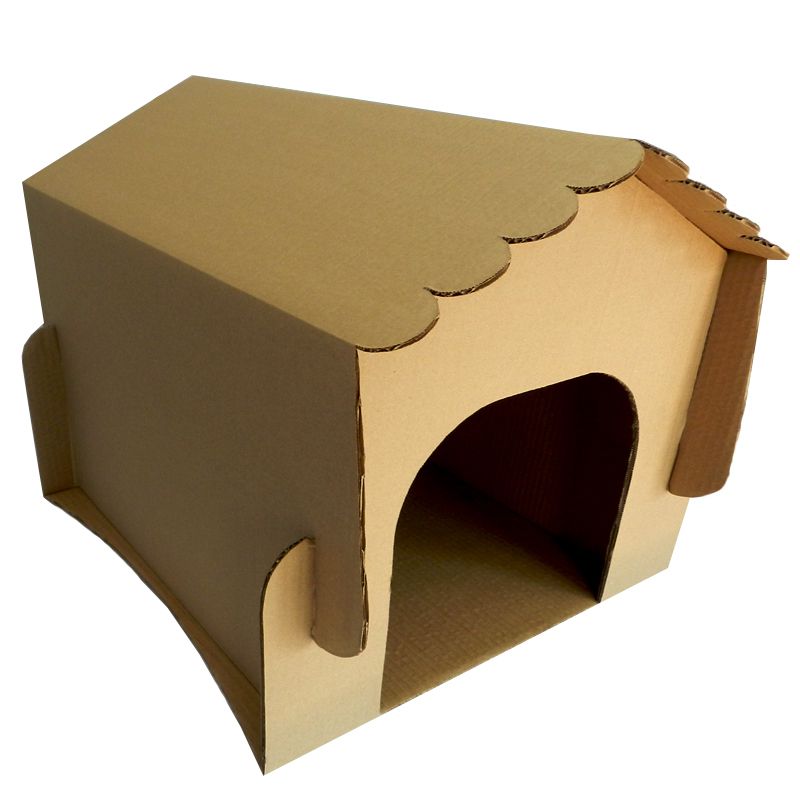 casinha de papelão para cachorro