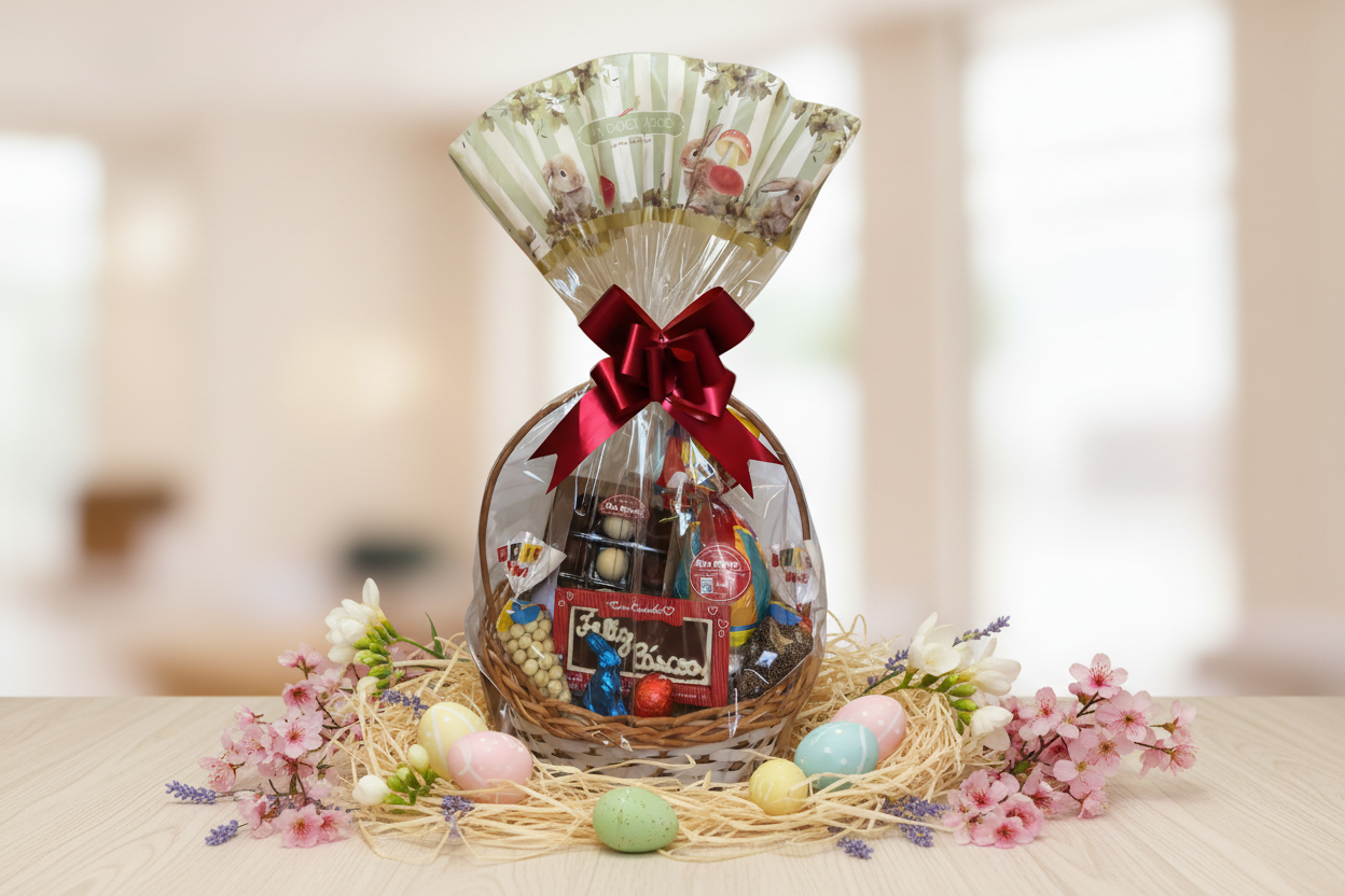 Além dos Chocolates: O Que Colocar na Sua Cesta de Páscoa Decorada
