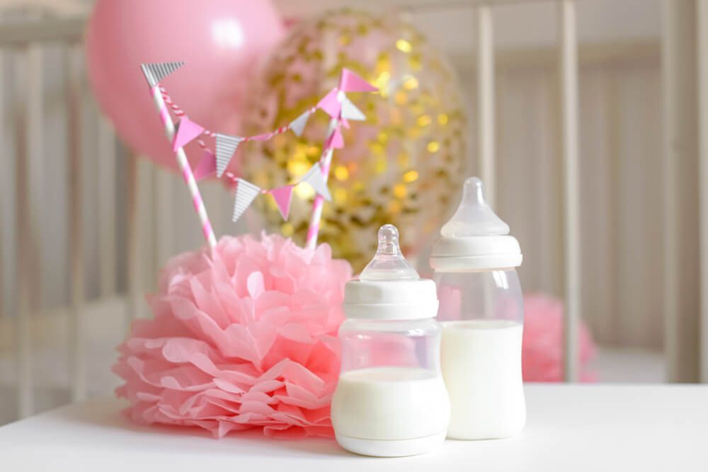 chá de bebê decoração barata