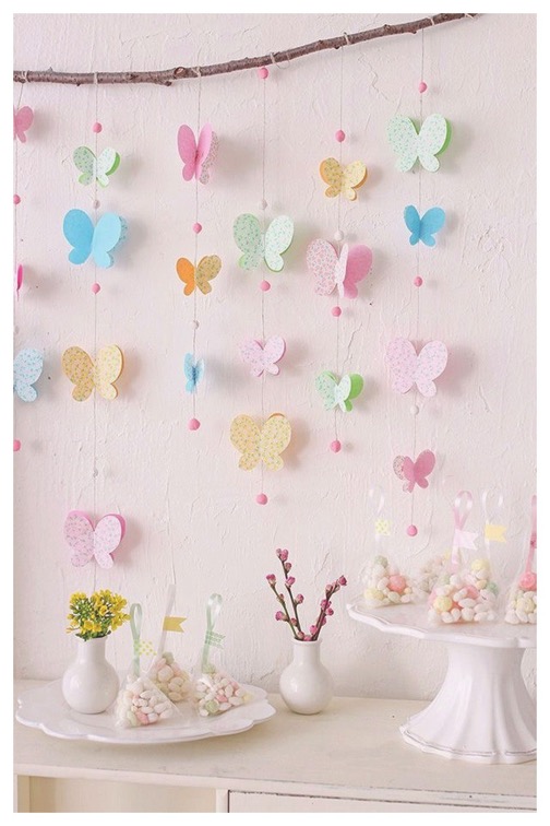 ideias de decoração chá de bebê tumblr minimalista