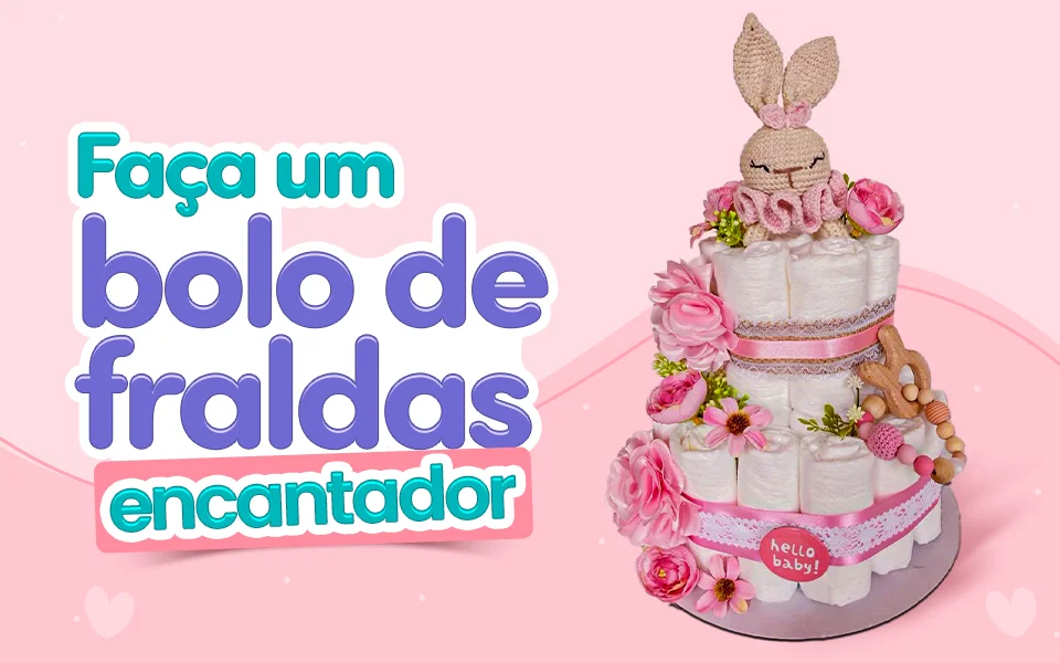 chá de fraldas bolo