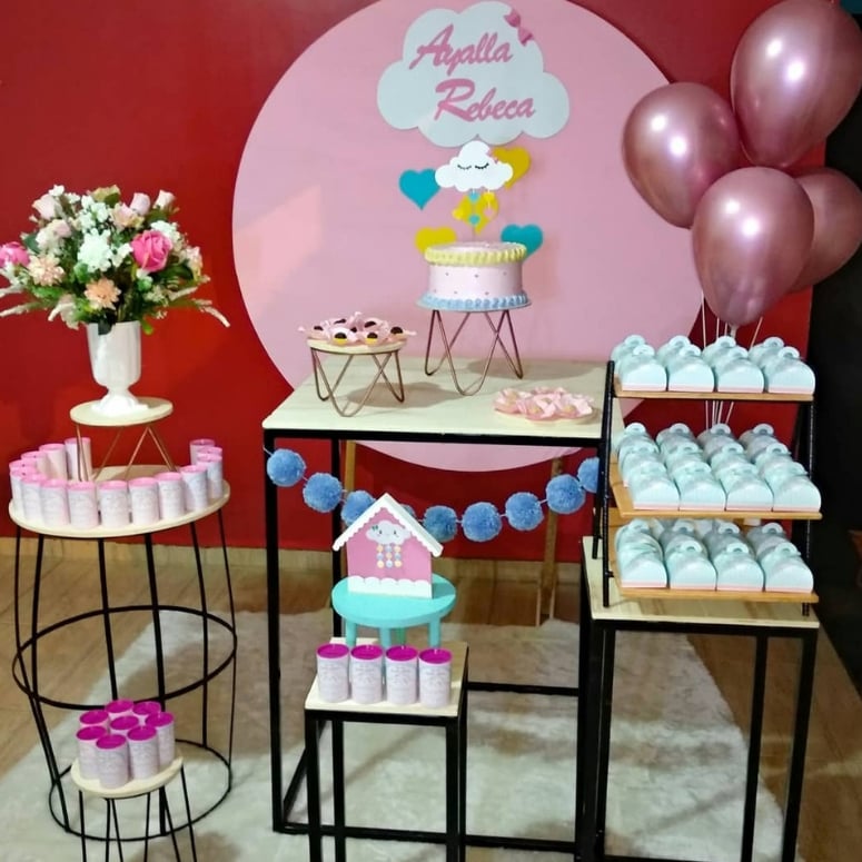 ideias criativas para decoração de chá de fraldas